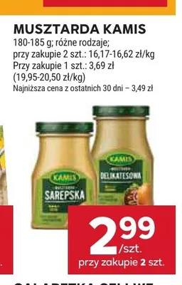 Musztarda Kamis Sarepska promocja w Stokrotka