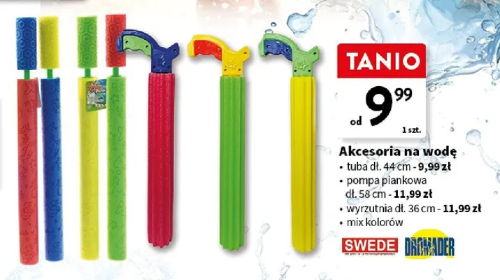 Akcesoria na wodę promocja w Intermarche