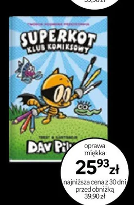 Książka Superkot Klub Komiksowy oprawa miękka promocja w Empik