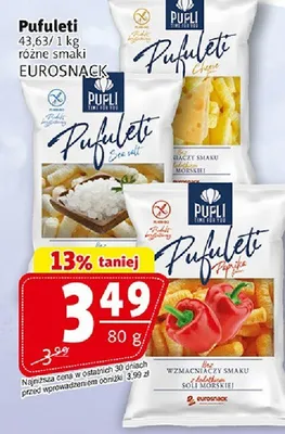 Pufuleti różne smaki promocja w Prim Market