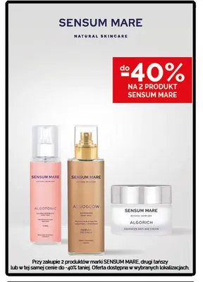 Krem do twarzy Sensum Mare Algorich promocja w Ziko Dermo