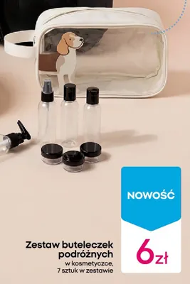 Zestaw buteleczek podróżnych promocja w Pepco