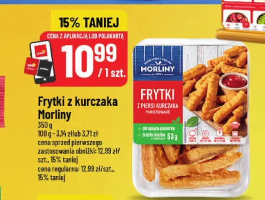 Frytki z kurczaka Morliny promocja w POLOmarket