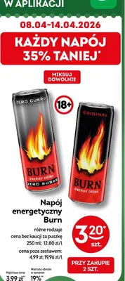 Napój energetyczny Zero Cukru promocja w Żabka