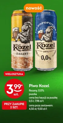 Piwo Kozel Řezaný promocja w Żabka