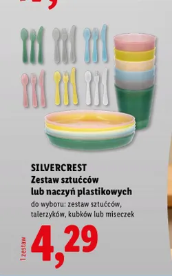 Talerzyki plastikowe Silvercrest promocja w Lidl