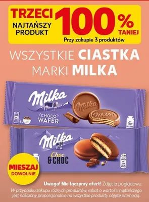 Ciastka marki Milka promocja w Kaufland