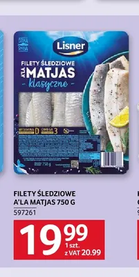 Filety śledziowe a'la Matjas Lisner promocja w Selgros