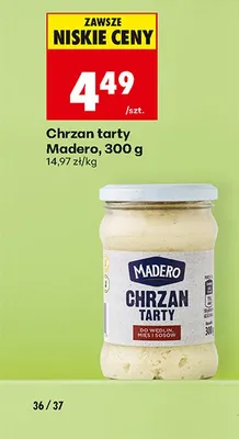 Chrzan tarty promocja w Biedronka