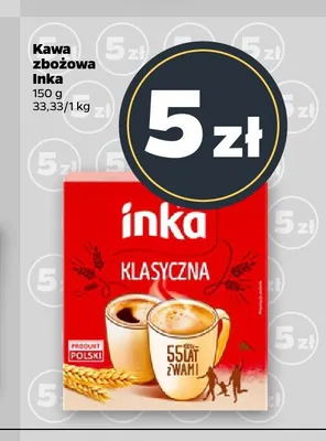 Kawa zbożowa Inka klasyczna promocja w Netto