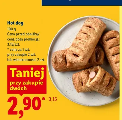 Hot dog promocja w Lidl