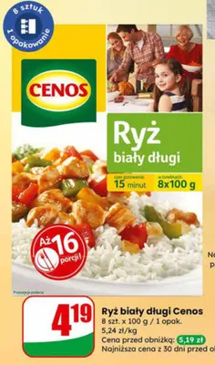Ryż biały długi promocja w Dino