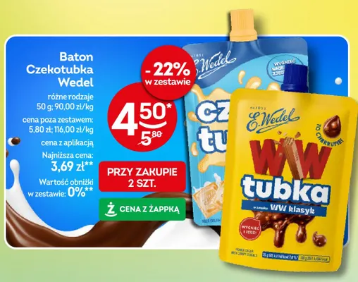 Baton Czekotubka promocja w Żabka