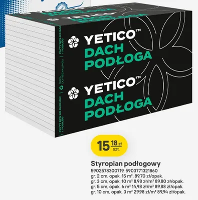 Styropian podłogowy promocja w Castorama