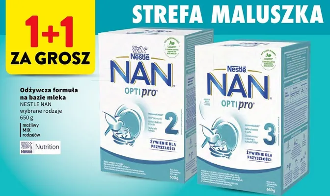 Odżywcza formuła na bazie mleka promocja w Intermarche