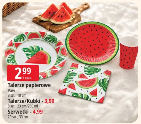 Kubki papierowe Paw 250ml promocja w Leclerc