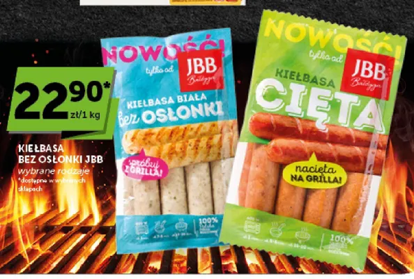 Kiełbasa biała bez osłonki JBB Bałdyga promocja w ABC