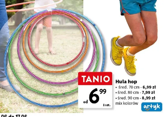 Hula hop Artyk 90cm promocja w Intermarche