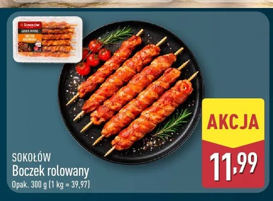 Boczek rolowany Sokołów promocja w Aldi