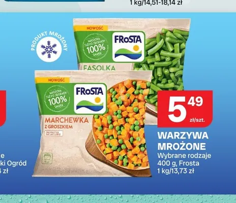 Warzywa mrożone Frosta promocja w Chorten