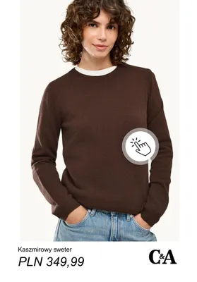 Kaszmirowy sweter C & A promocja w C&A