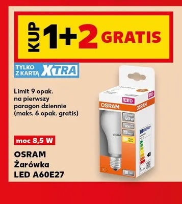 Żarówka LED A60E27 Osram promocja w Kaufland