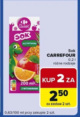 Sok CARREFOUR promocja w Carrefour Express