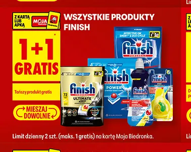 Produkty Finish promocja w Biedronka