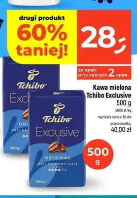 Kawa mielona Tchibo Exclusive — wariant nieczytelny promocja w Dealz