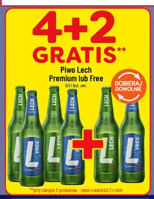 Piwo Lech Premium promocja w POLOmarket