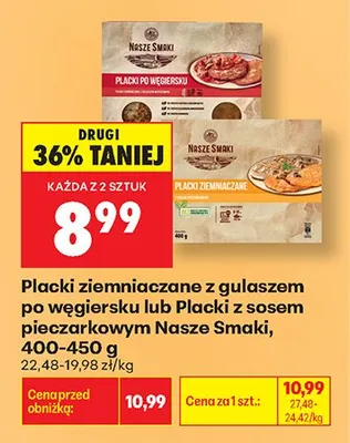 Placki ziemniaczane z gulaszem po węgiersku Nasze Smaki promocja w Biedronka