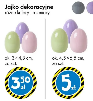 Jajko dekoracyjne promocja w Tedi