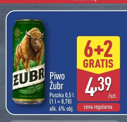 Piwo Żubr promocja w Aldi