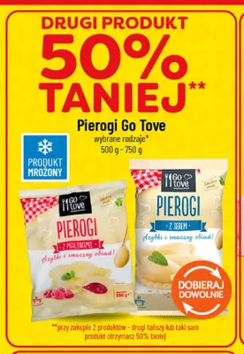 Pierogi z malinami Go Tove promocja w POLOmarket