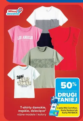 T-shirt męski promocja w Carrefour