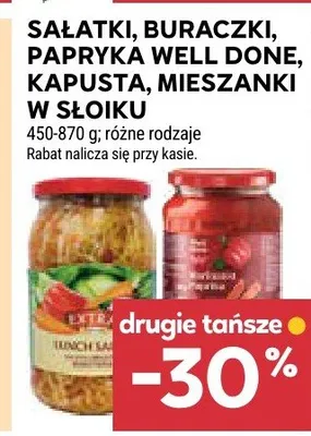 Sałatki Well Done w słoiku promocja w Stokrotka