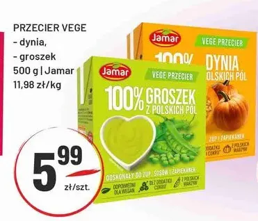Przecier vege groszek Jamar promocja w Sedal