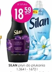 Płyn do płukania M, L i XL 72 l perfumy do płukania 540 ml 1.08-13.32 zł/100ml Silan promocja w Drogerie Jasmin