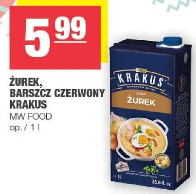 Żurek, barszcz czerwony promocja w SPAR