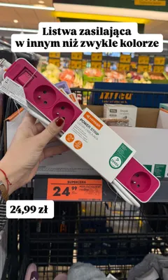 Przedłużacz kolorowy promocja w Biedronka