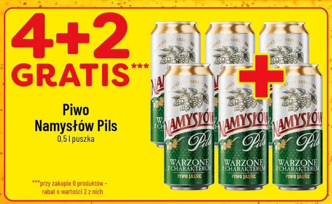 Piwo Namysłów Pils promocja w POLOmarket