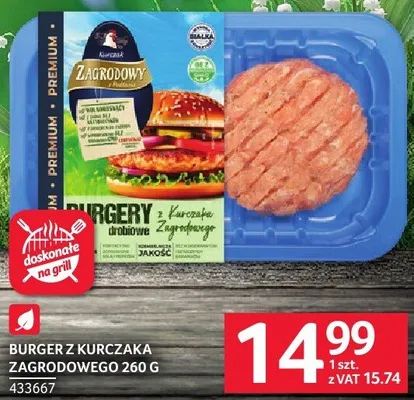 Burger z kurczaka zagrodowego 260 g promocja w Selgros