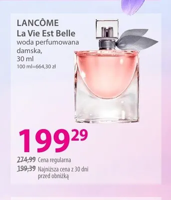 Woda perfumowana damska LANCÔME La Vie Est Belle promocja w Hebe