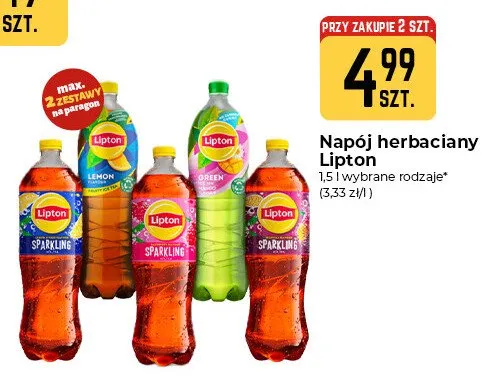 Napój herbaciany Lipton promocja w Społem Częstochowa