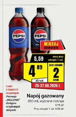 Napój gazowany Pepsi promocja w Premium Nasz Sklep