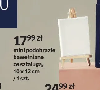 Mini podobrazie bawełniane ze sztalugą Creadu promocja w Empik
