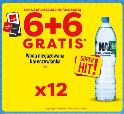 Woda niegazowana Nałęczowianka promocja w POLOmarket