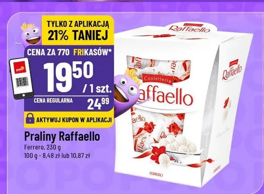 Praliny Raffaello promocja w POLOmarket