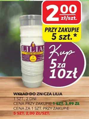Wkład do znicza promocja w Top Market