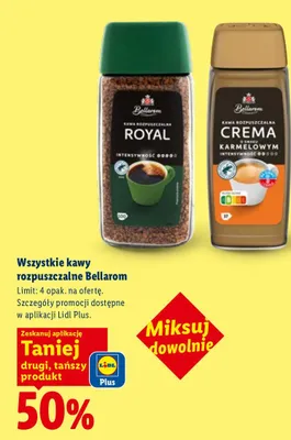 Kawy rozpuszczalne Bellarom promocja w Lidl